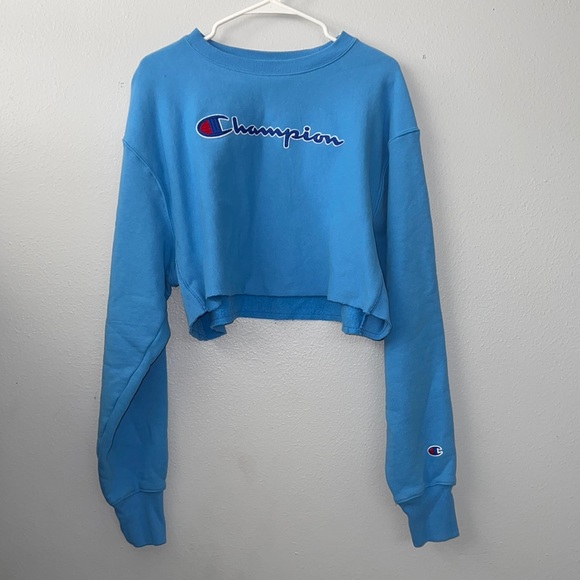 Champion Tops - champion cropped sweatshirt
